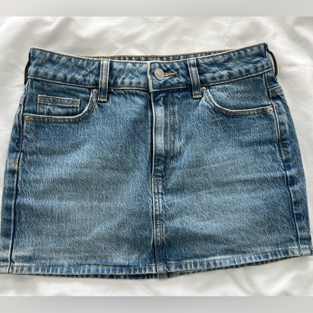 PacSun Juniors Classic  Blue Denim  Mini Skirt -  Size 24
